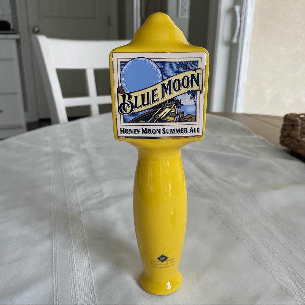 Blue Moon Honey Moon Summer Ale Beer Tap Handle